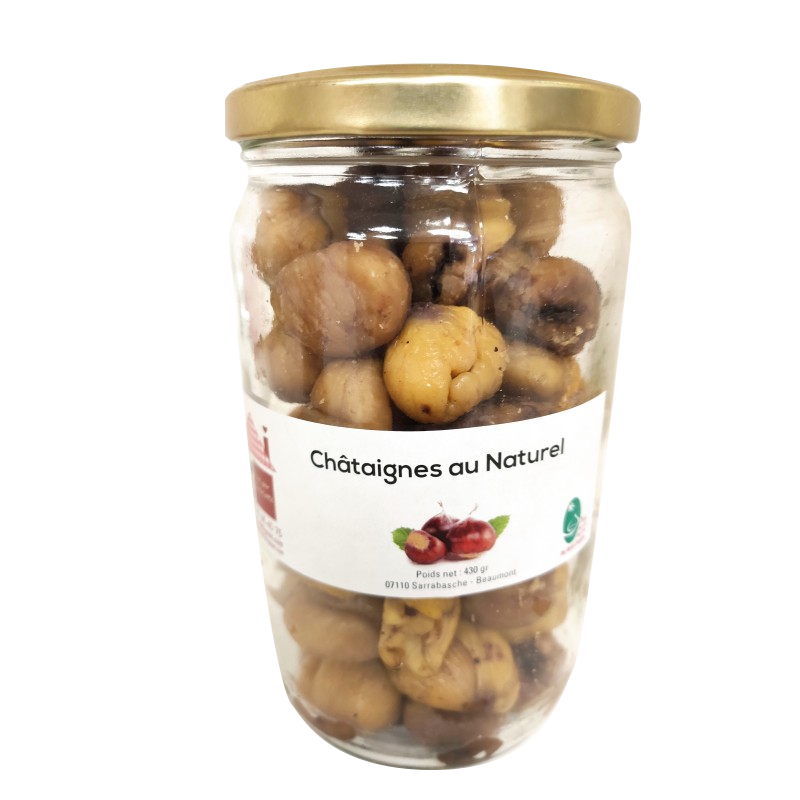 Marrons au naturel - Artisanal - 240 g  - 1