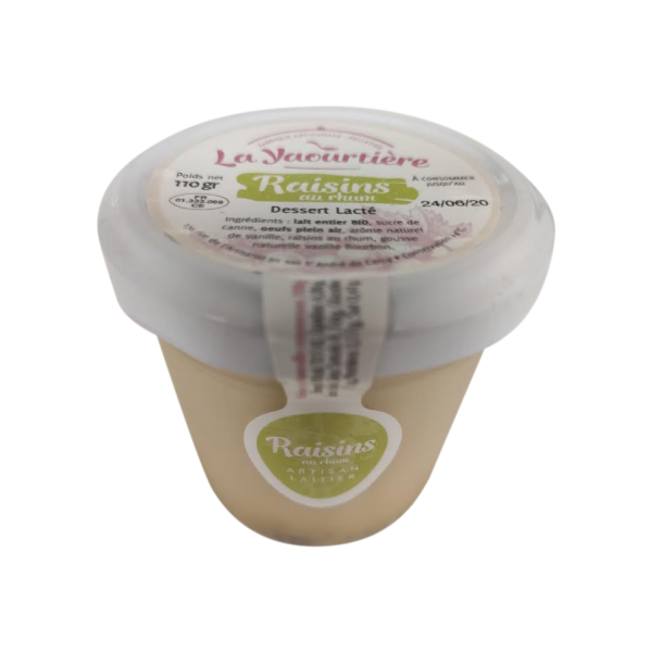 Flan bio rhume raisin  - 1