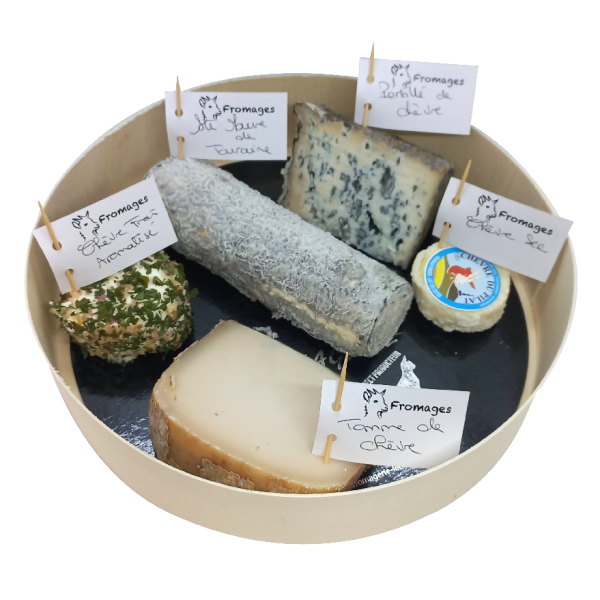 plateau fromages de chèvres